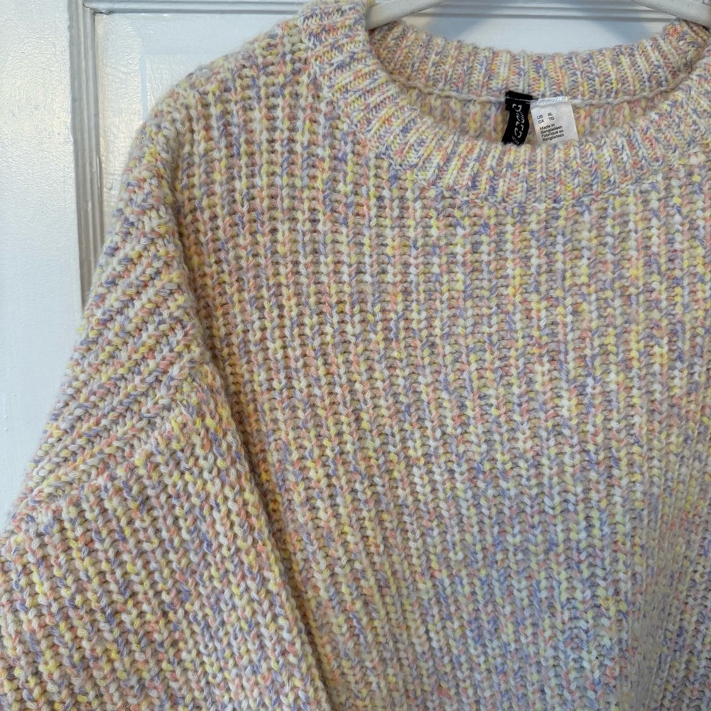 Cropped Pastel Knitted Sweater